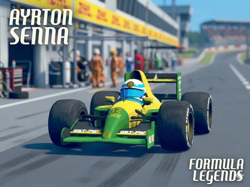 Ayrton Senna’s Lotus 99T from Formula Legends