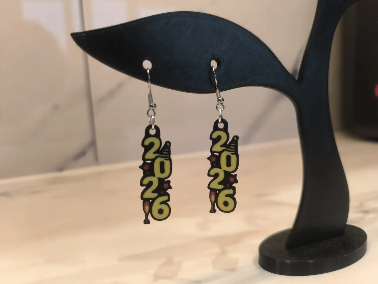 2026 New Year Party Earrings Festive Dangle view 2