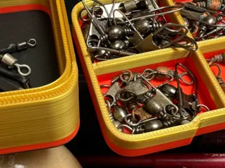 caixa para organizar material de pesca