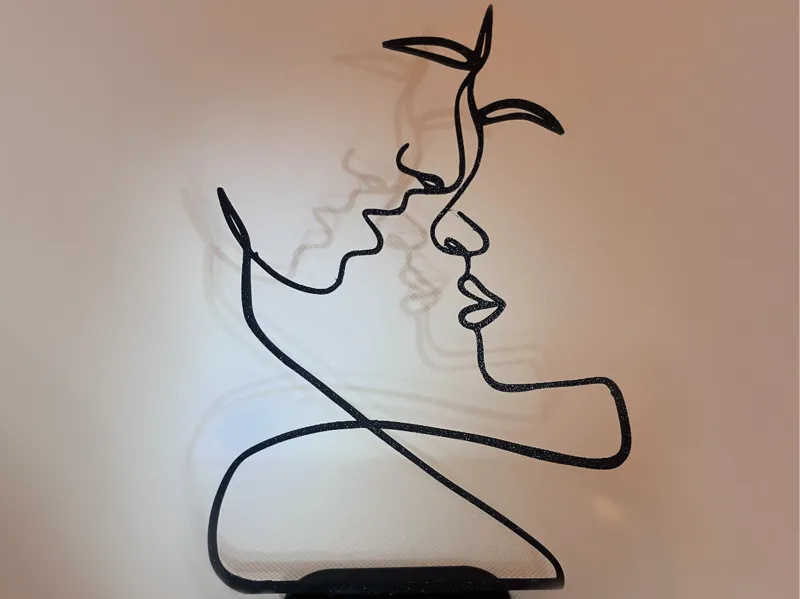 Line Art Sculpture - Couple - Fast Print(45min)