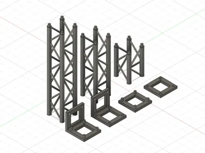 Truss kit expandable pieces