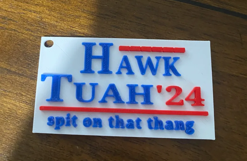 Hawk Tuah Keychain