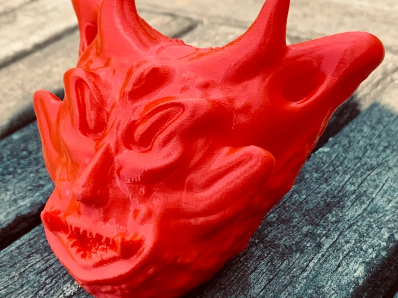Monster head Devil bust