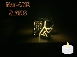 Alien Cube lamp - Tea light