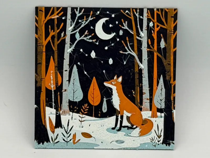 Fox in the Forest Hueforge