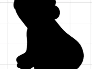 ijsbeer cookie cutter 55mm