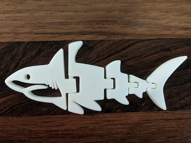 Flexi Shark keychain