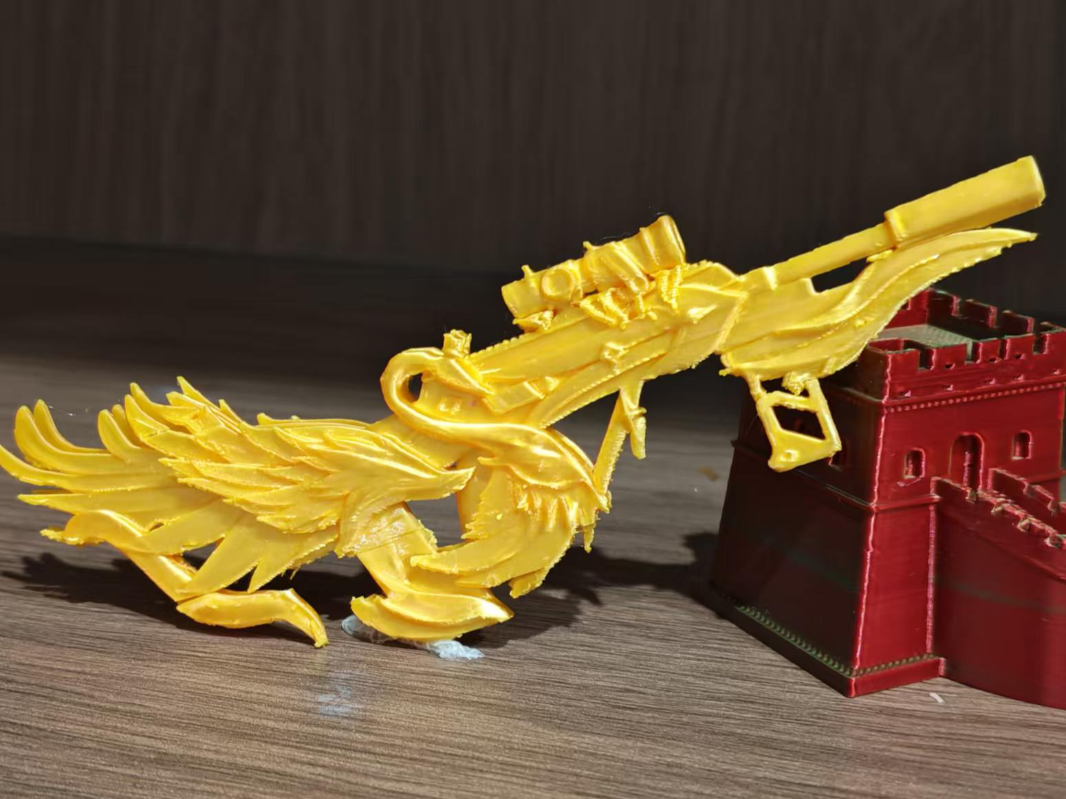 满级冰皮AUG星梦奇缘（支撑较难请用斜口钳耐心去除，追求完美者请勿打印）