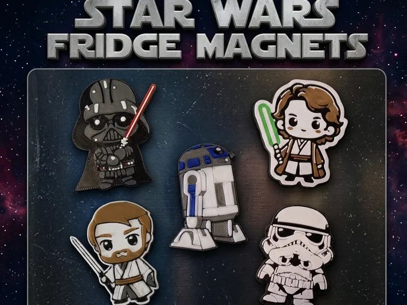 Star Wars Fridge Magnet Set