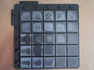 Ironing Calibration Test (Speed vs Flow)