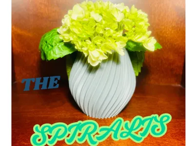 The Spiralis- A Simple Modern Vase and Planter