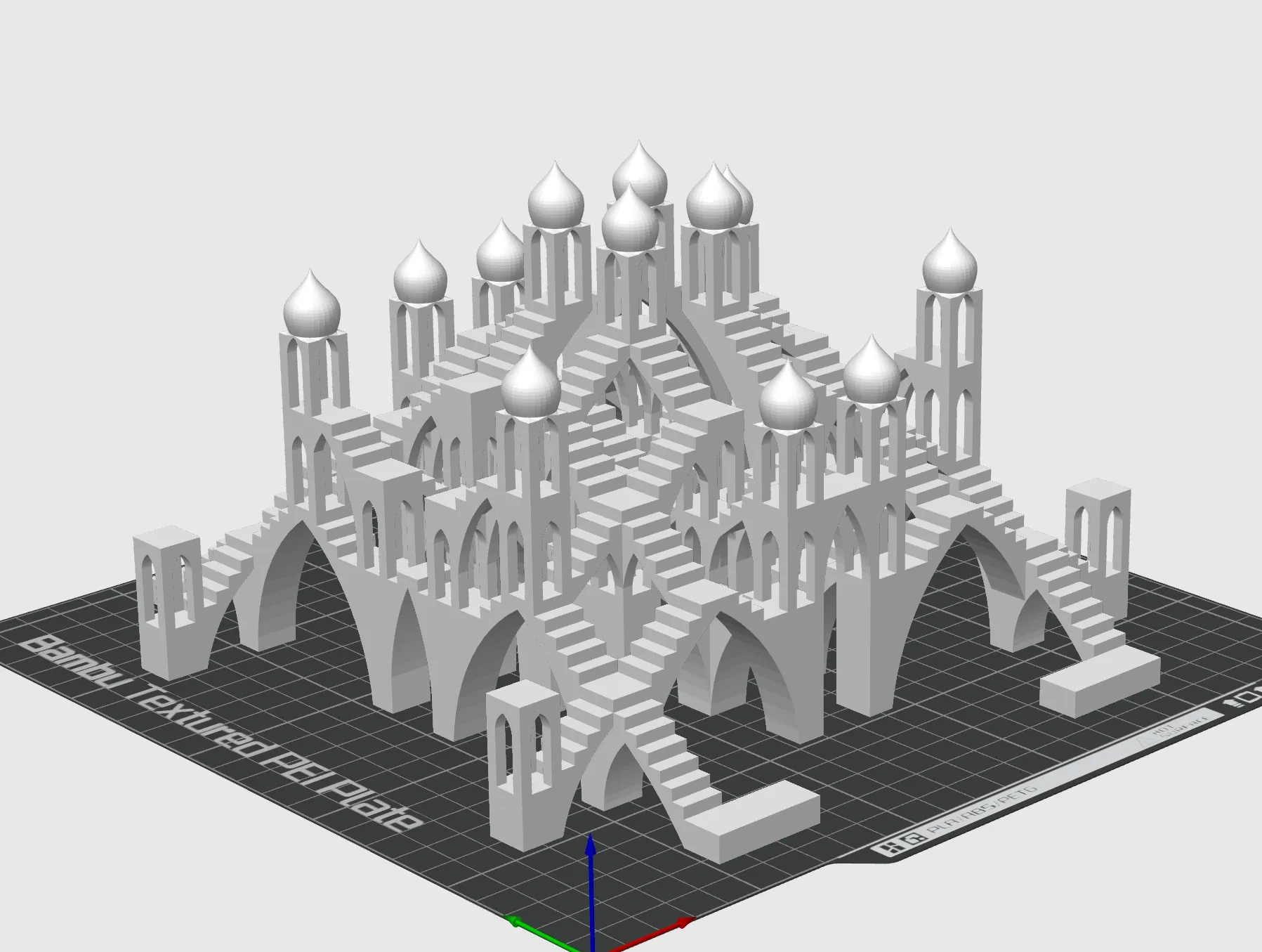 Miniatura 4 do modelo 3D 谜之城