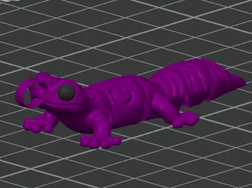 flexy gecko keychain 