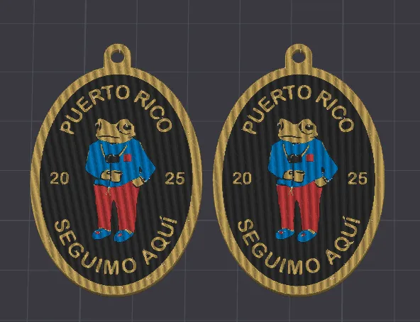 Concho Bad Bunny Seguimo Aqui Earrings view 3
