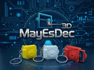Llavero mini cámara