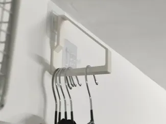 子母扣衣架挂架