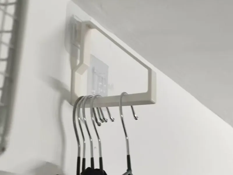 子母扣衣架挂架