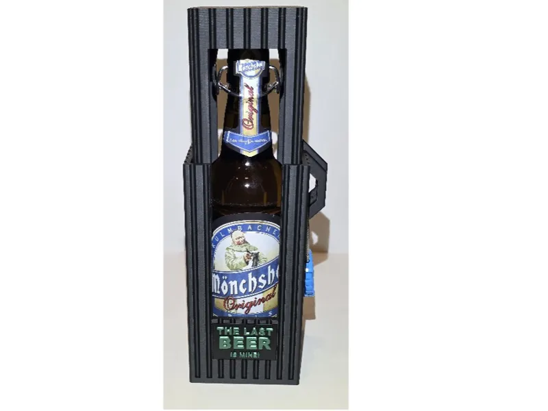 Bottle Box - The Last beer is mine, lockable, 0,5l