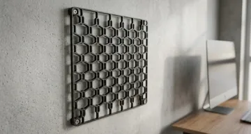 Modelo para impresión 3D: Lighter Modular Pegboard Skadis IKEA 250x250x5mm — vista de referencia 5
