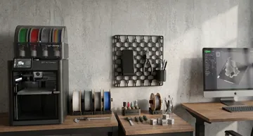 Modelo para impresión 3D: Lighter Modular Pegboard Skadis IKEA 250x250x5mm — vista de referencia 4