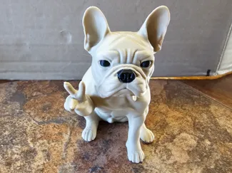 peace sign Frenchie French bull dog
