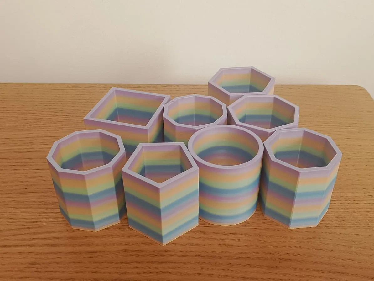 Set de mini pots de fleurs