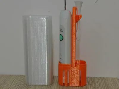 Mouthwash Cup + Electric Toothbrush Holder (Enhanced bottom ventilation, reduced connection tightness, reinforced brush head clip)
