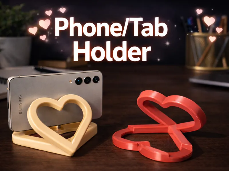 HeartDock – Minimal Phone / Tab Stand