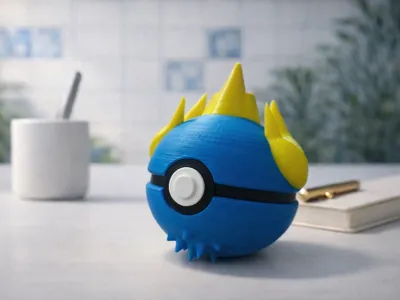 #310 – Manectric Poké Ball | Multi-part Model