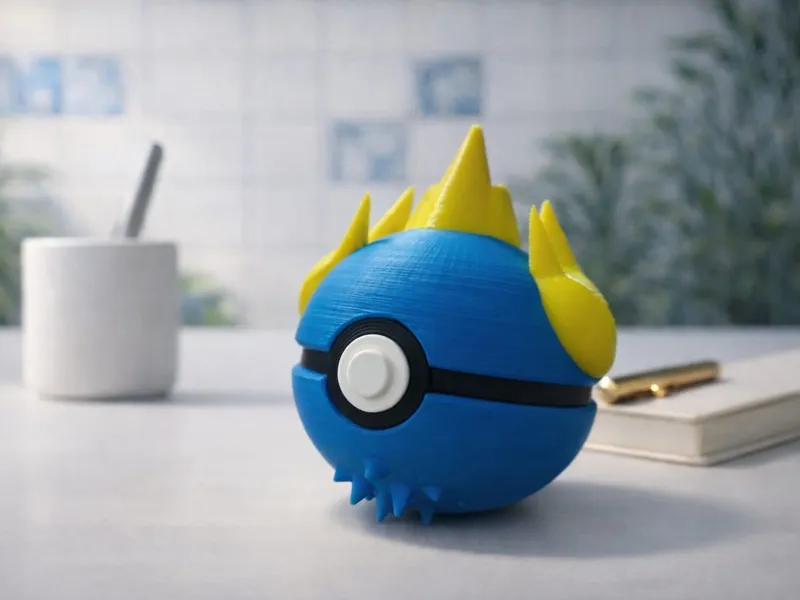 #310 – Manectric Pokébola | Modelo Multipartes