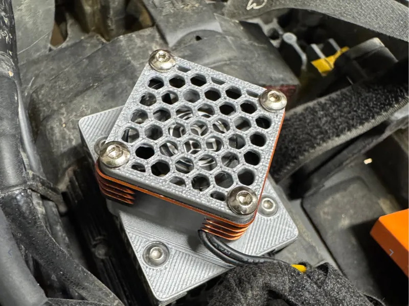 ARRMA RC 35mm to 30mm Fan Motor heatsink adapter
