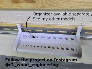 DIN INFINITY - DIN Rail Organizer Adapter