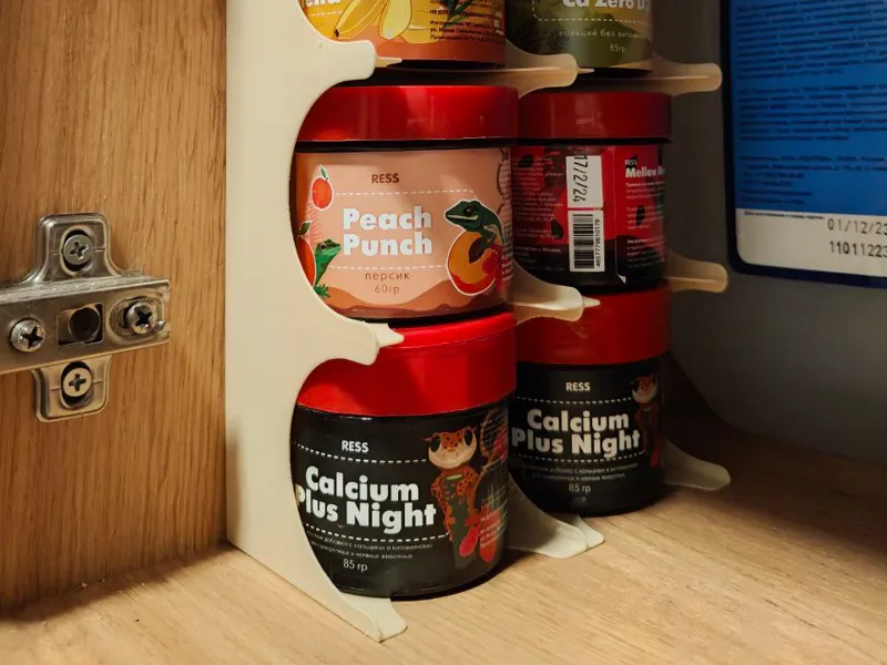 Rack / Shelf for small cans (RESS food)