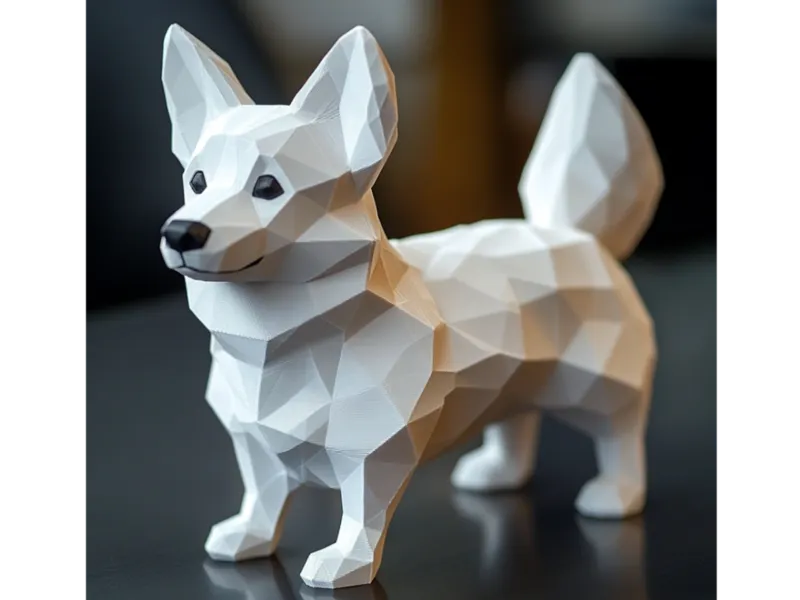 Corgi Low Poly