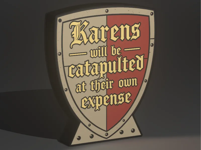 Karens will be catapulted lightbox
