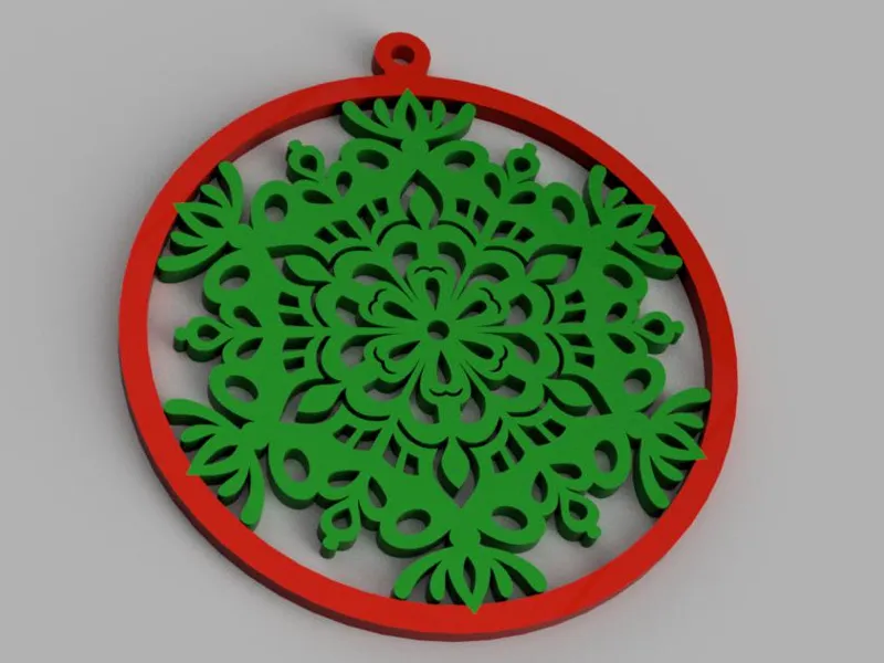 Snowflake tree ornament for this cristmas