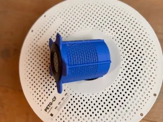 54 mm Spool desiccant holder with Hygrometer