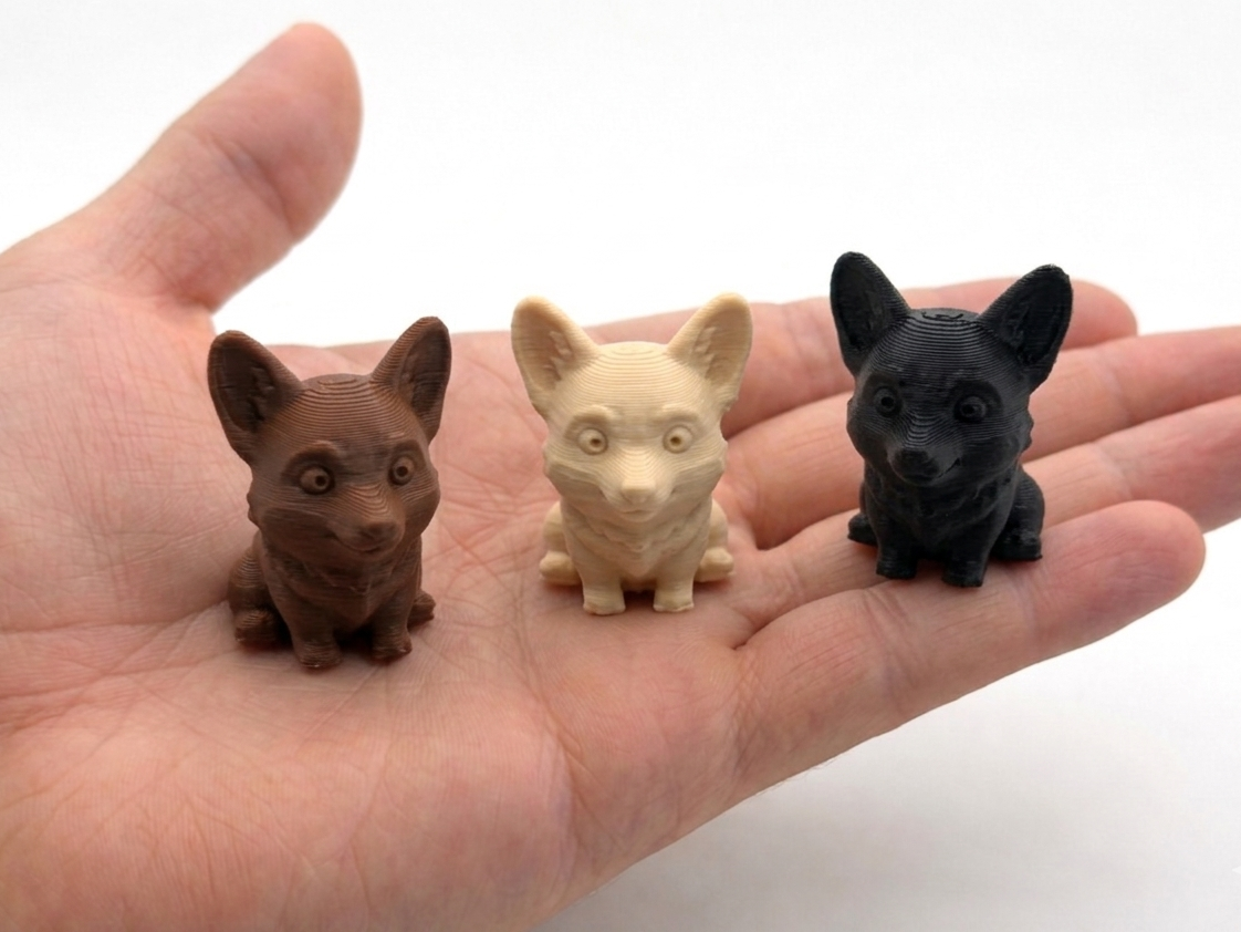 Cute Mini Corgi  | Tiny Dog Figure