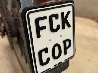 Mofa Kennzeichen FCKCOP