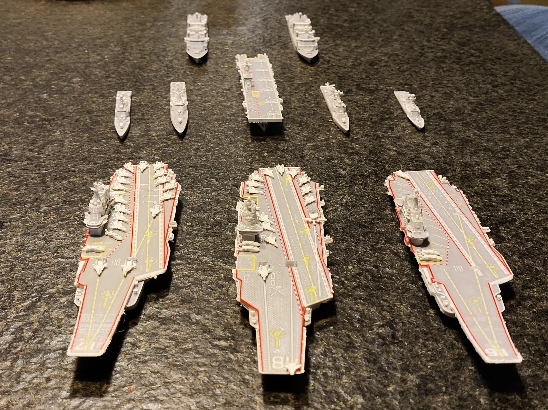 3Dプリント 遼寧艦＆山東艦 1：2000 - 無料3Dモデル -MakerWorld