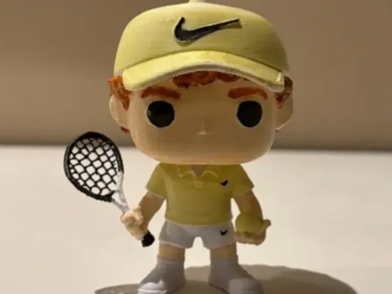 Jannik Sinner - Funko Pop Personalizzato Tennis