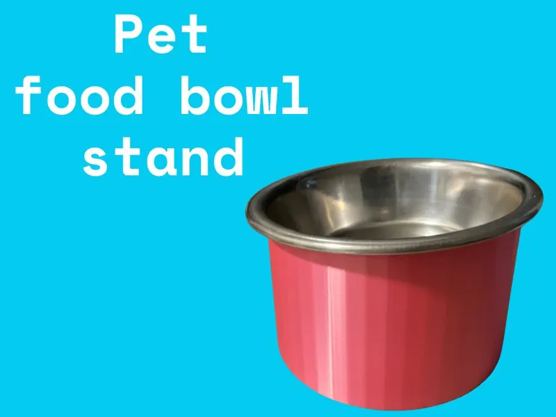 Elevated Pet Food Bowl / Dish Stand Holder 