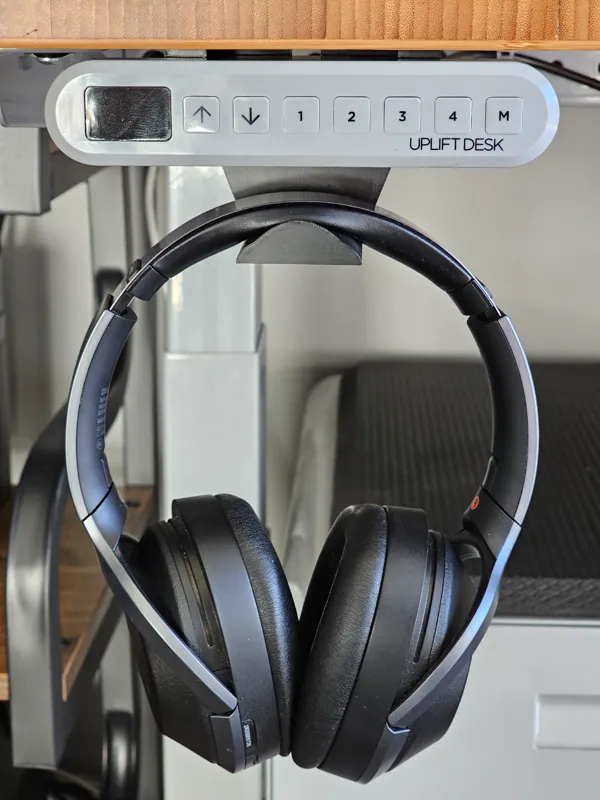 Crochet à casque pour clavier de bureau Uplift