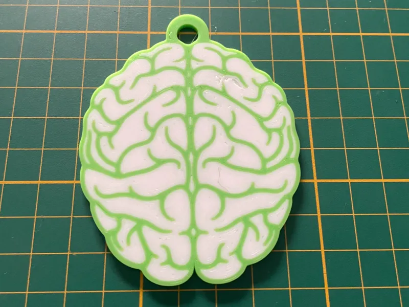 cervello portachiavi