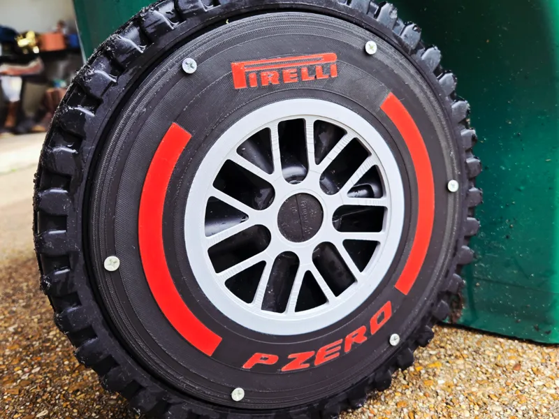 F1 Trash Bin Tyre Cover / Garbage Can
