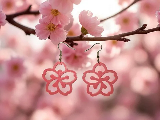 Sakura Flower earrings