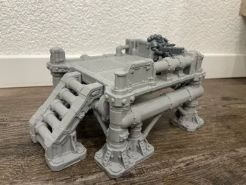Escenografía en miniatura: Industrial Pipe Platform – Erhöhte Rohrplattform — vista de referencia 4