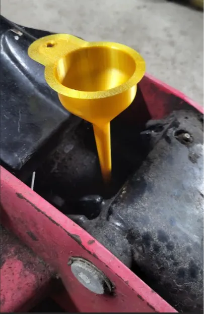 Car Jack Long Thin Funnel