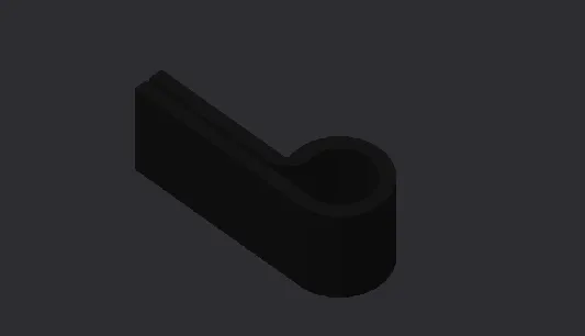Car trim molding cable insert runner