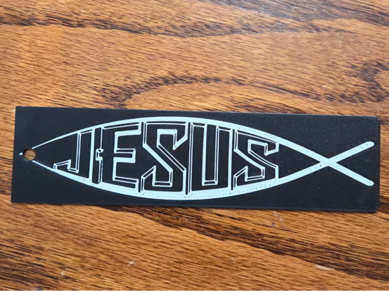 Jesus Fish Bookmark